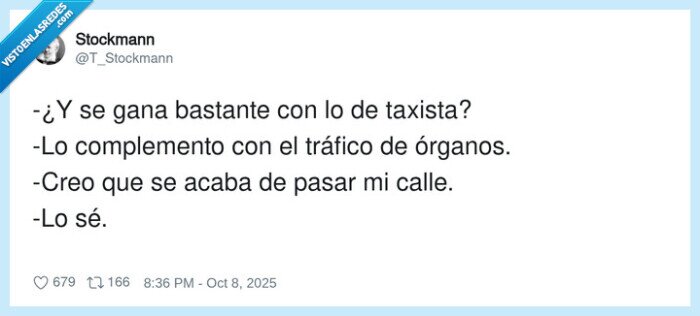 tráfico de órganos,taxista