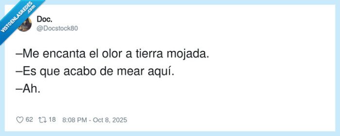 encantar,tierra,mojada,mear