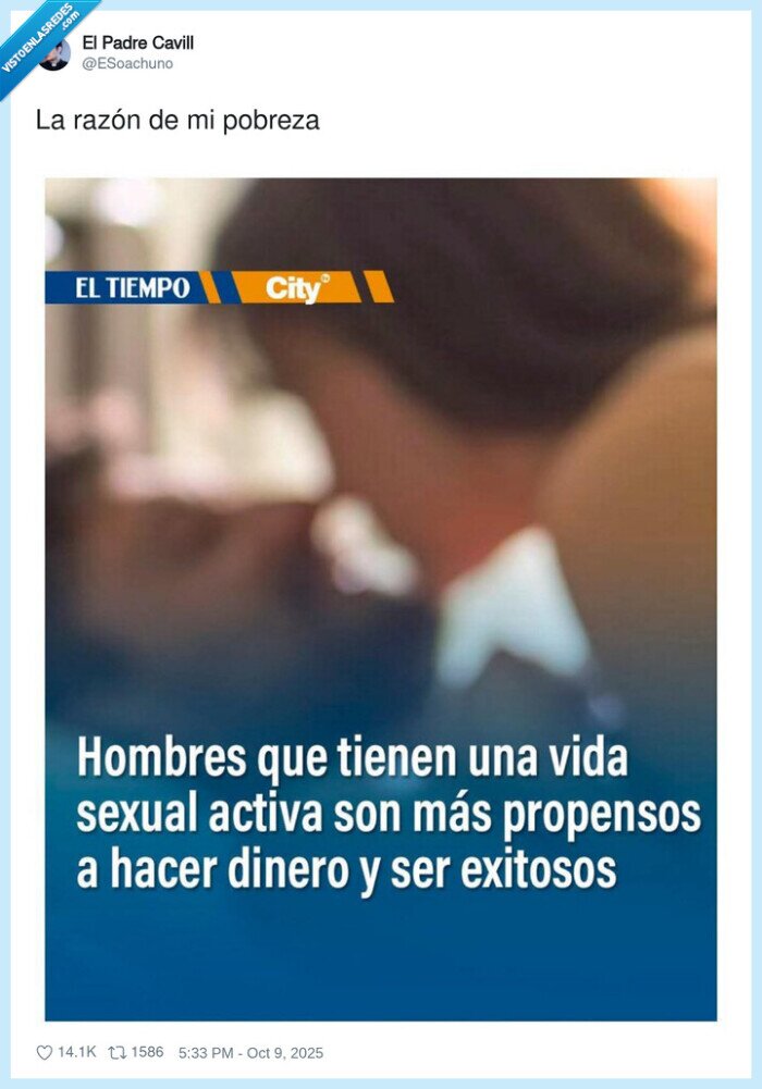 pobreza,razón,vida sexual activa,dinero,exitosos