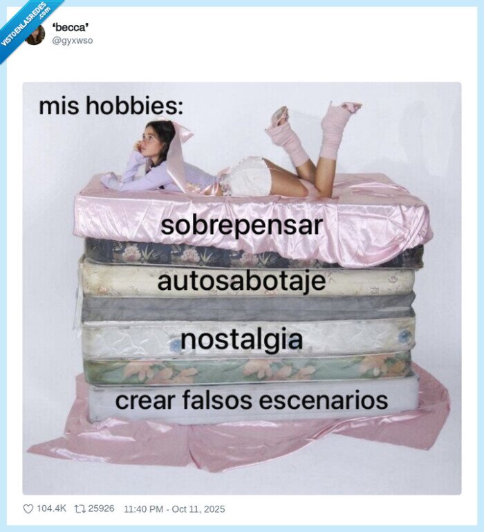 nostalgia,autosabotaje,sobrepensar,falsos escenarios