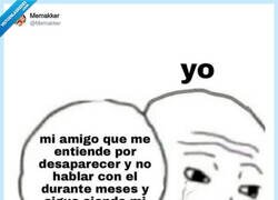 Enlace a Los verdaderos amigos, por @Memakker