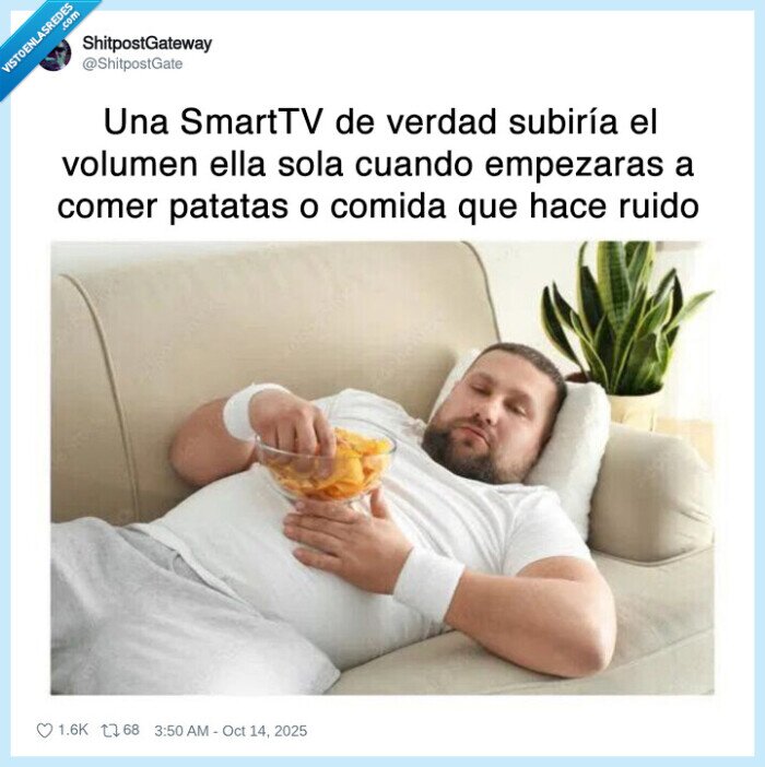 smart tv,comida,volumen,subir,crec