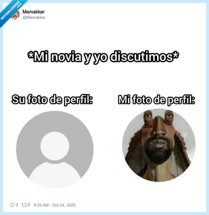 discutir,novia,foto de perfil