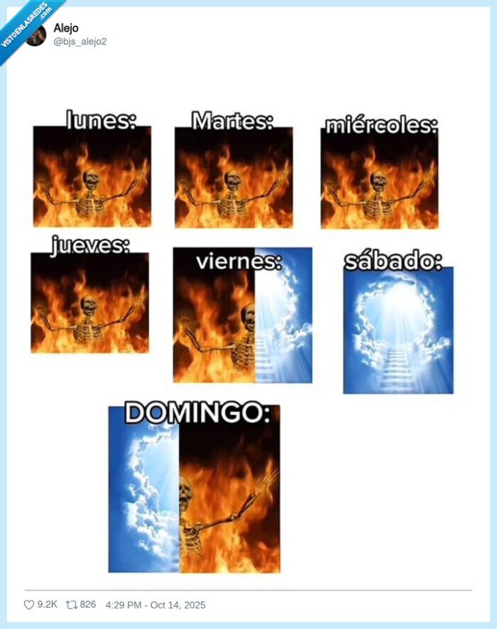 dias,semana,cielo,infierno