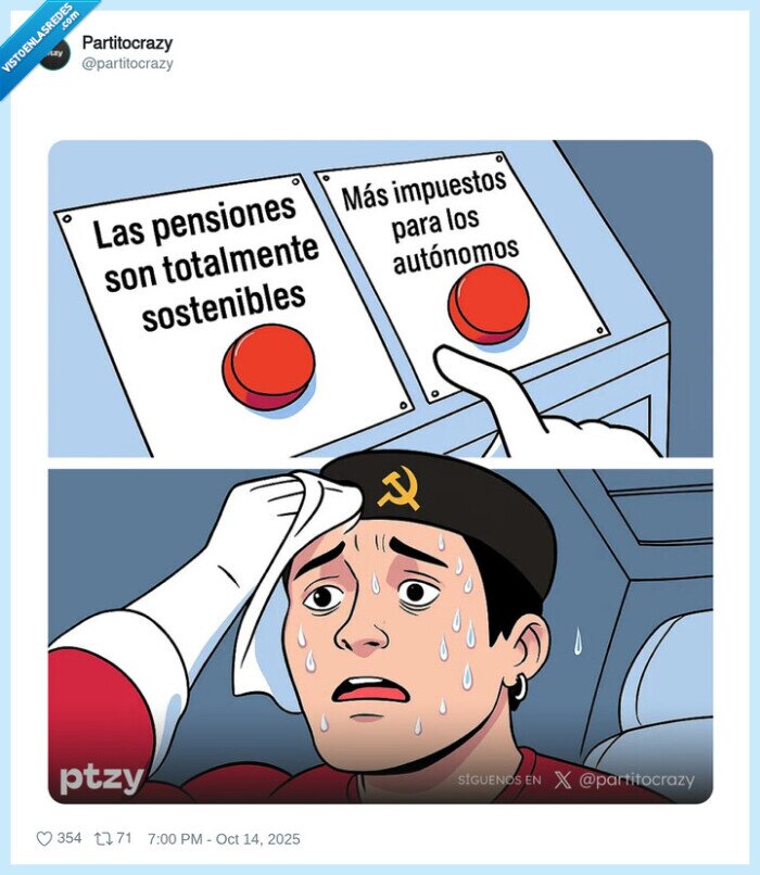 sostenibles,pensiones,botones,impuestos,autónomos