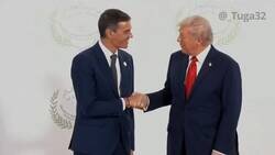 Enlace a Lo que nadie vio del apretón de manos de Trump y Sánchez, quién manda aquí