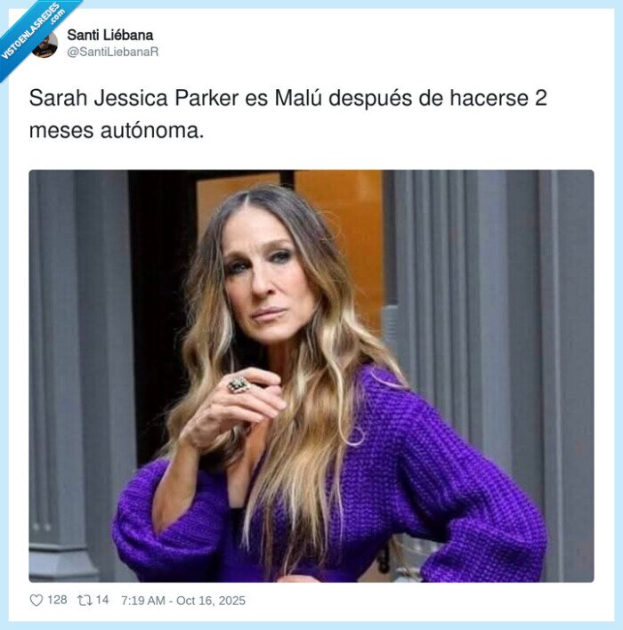 autónoma,malu,sarah jessica parker