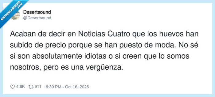 huevos,vergüenza,noticias,idiotas,precio