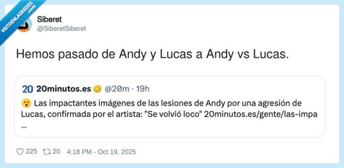 lucas,andy,pareja,peleas