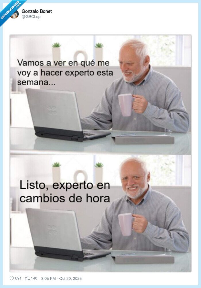 cambio de hora,experto,harold