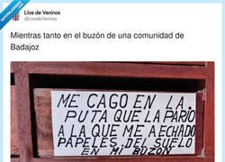 Enlace a Buen rollo vecinal, por @LiosdeVecinos