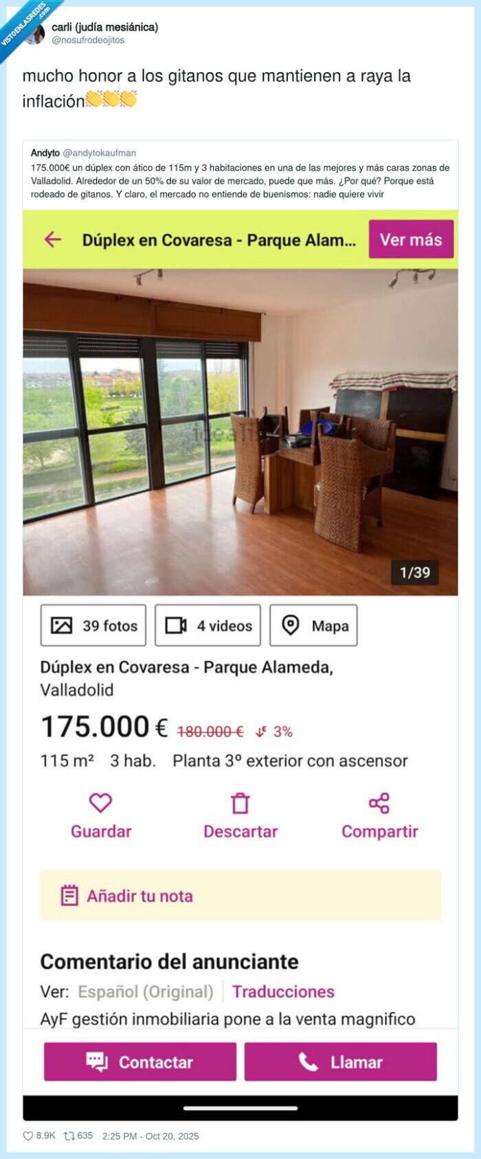 inflación,etnianos,mucho,honor,precio,pisos,bajar