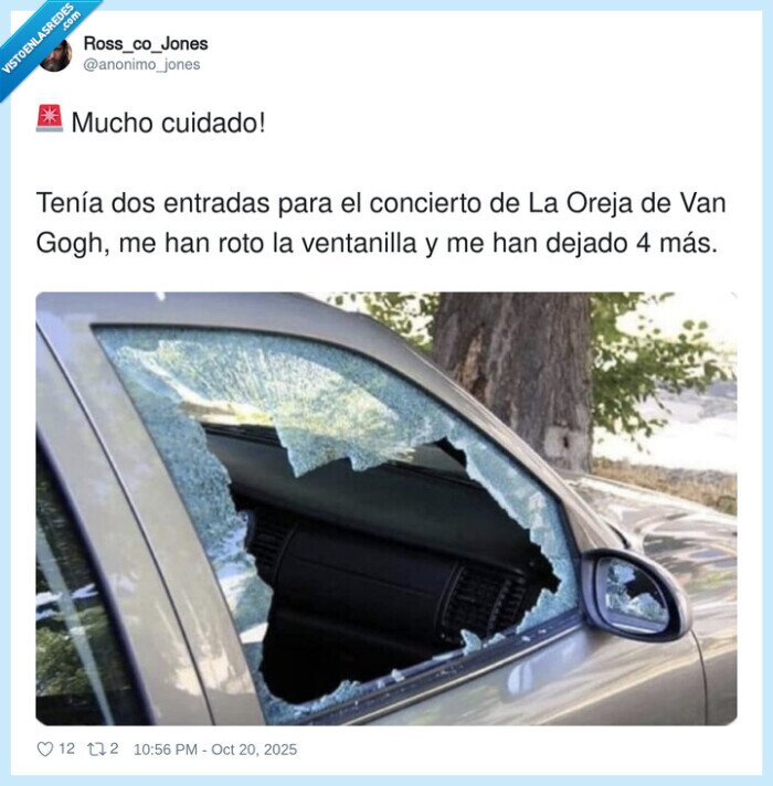 ventanilla,concierto,entradas,la oreja de van gogh