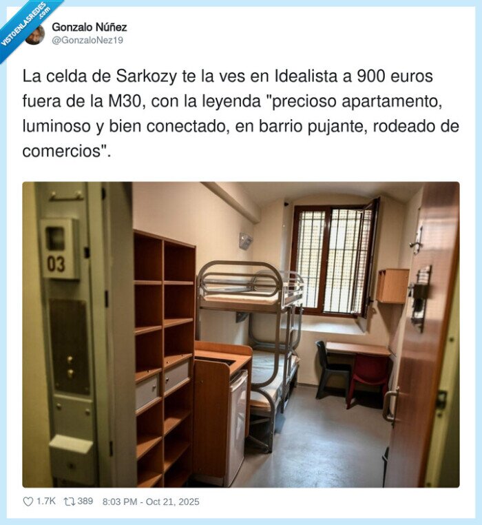 apartamento,carcel,prision,francia,sarkozy,comercios,idealista