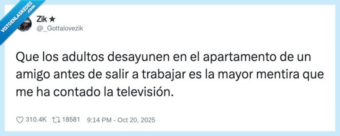television,apartamento,amigos,trabajar,desayuno,antes
