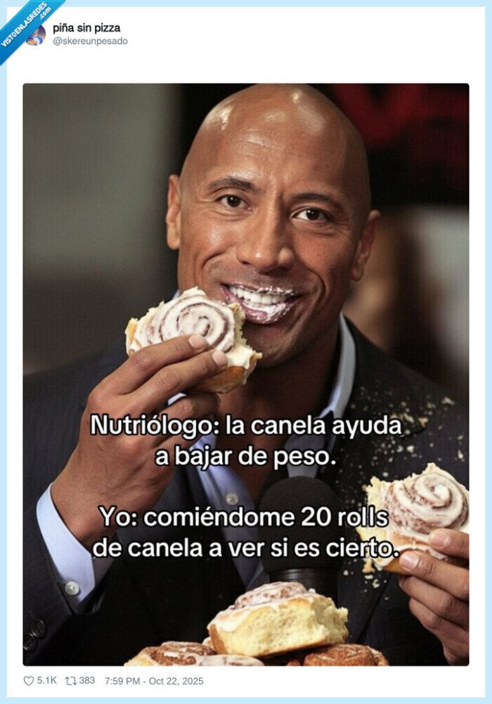 adelgazar,nutriologo,canela,comer,rolls