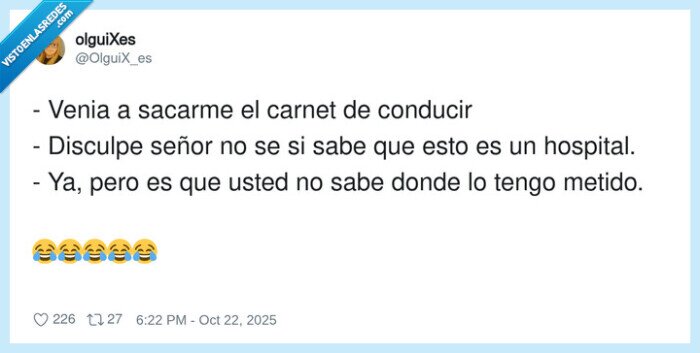 hospital,sacar,carnet de conducir