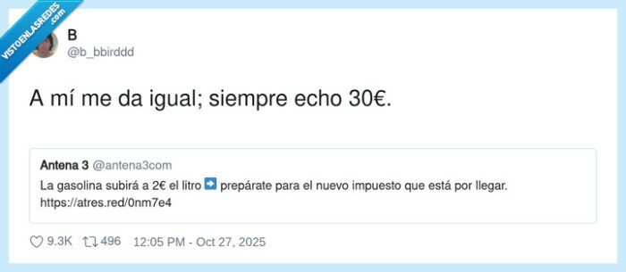 subida,gasolina,echar,litro,dinero