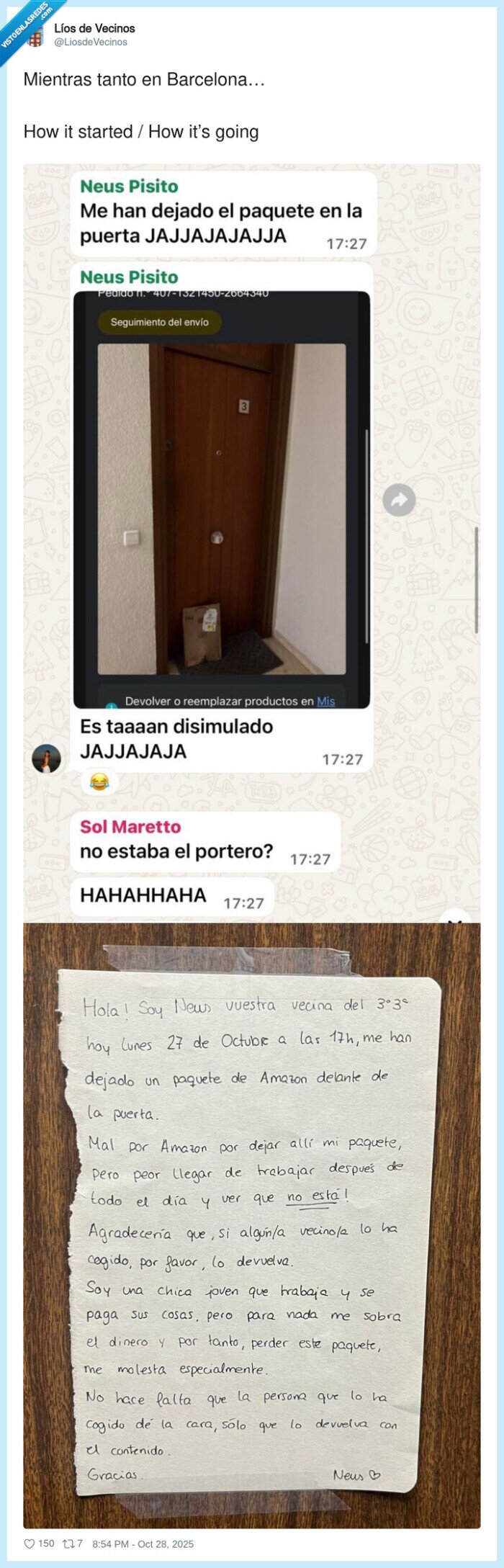 envio,amazon,robo,puerta,felpudo