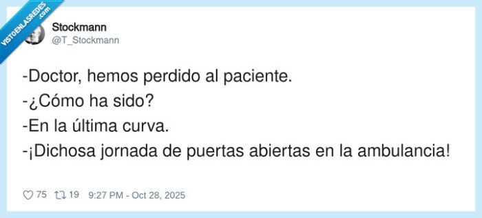 ambulancia,paciente,caer,doctor,perdido