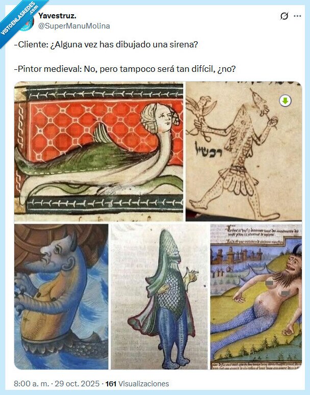 sirena,medieval,pintor