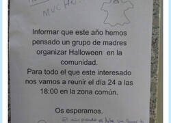 Enlace a Me gustaría pasar cómo quedaría la cosa en esta comunidad la noche de Halloween