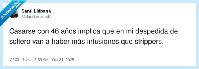 infusiones,despedida,casarse,soltero