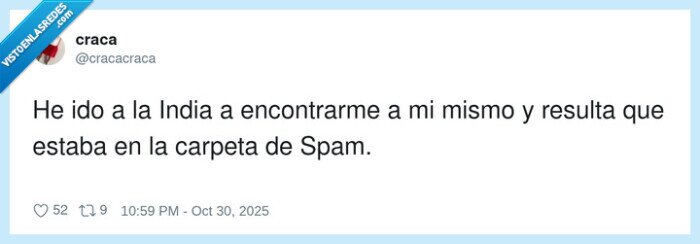 encontrarme,carpeta,spam,india