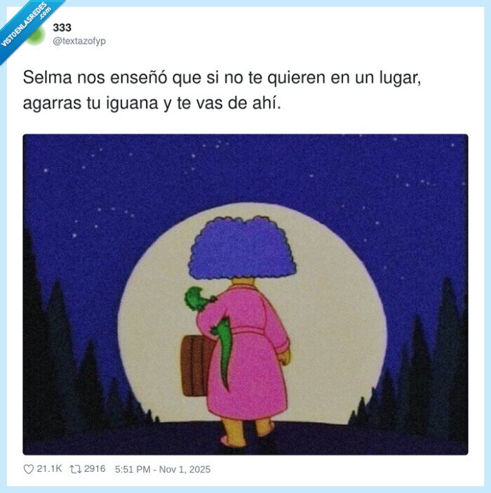 iguana,selma,largarte,simpson