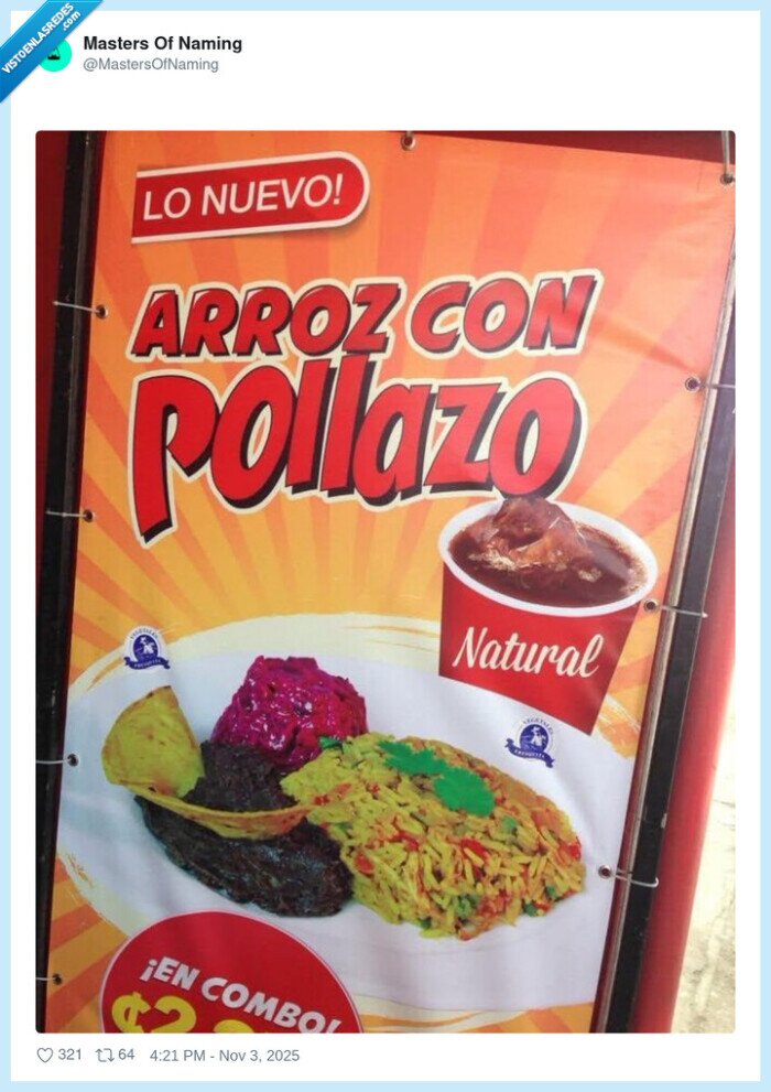 arroz,menu,poIIazo