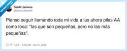 Enlace a Las pequeñas de toda la vida, por @SantiLiebanaR