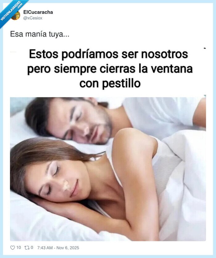 manía,tuya,pestillo,pareja
