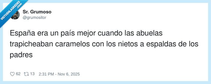 trapichear,caramelos,espaldas,abuelas,españa