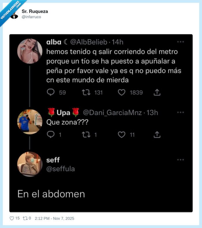 apuñalar,gente,metro,abdomen