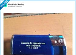 Enlace a De momento, calladita estás más guapa, por @MastersOfNaming