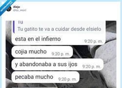 Enlace a Cuando tu gato el golfo se va al infierno, por @bjs_alejo2