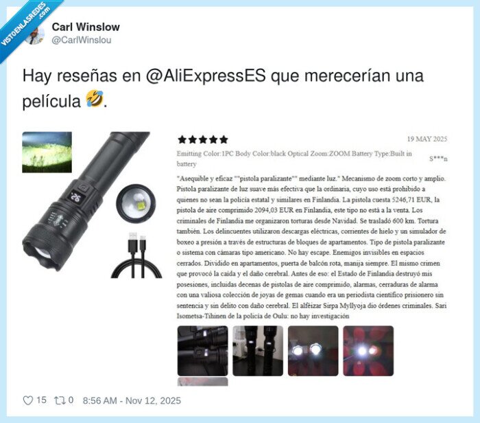 telescopio,película,reseñas