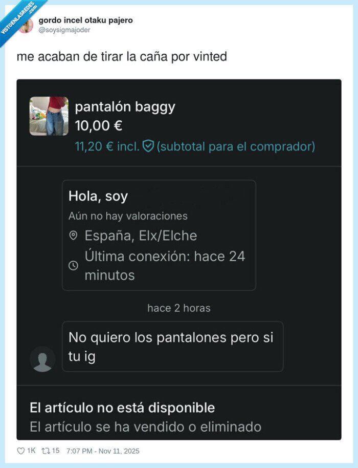 vinted,tirar,caña