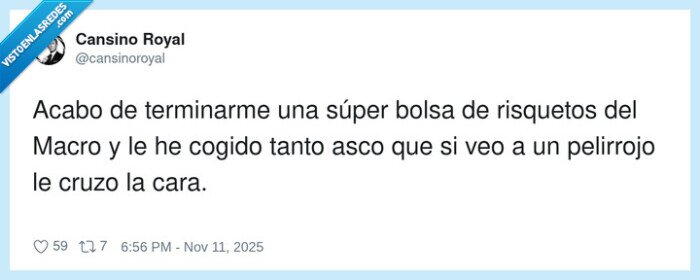 risquetos,macro,asco,pelirrojo,cruzar,cara,saciedad