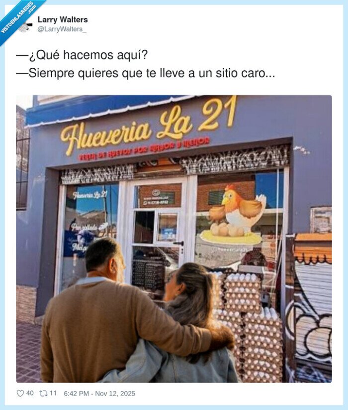 huevos,sarcasmo,relación,broma,negocio,amor,caro