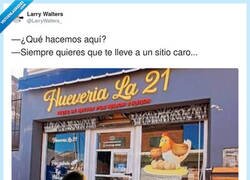 Enlace a Pillas huevos con caviar y tienes que pedir un crédito, por @LarryWalters_