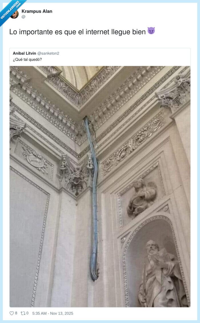 agujeros,iglesia,internet,cables