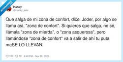 Enlace a Para qué voy a querer salir de ahí, por @Hanky_solo