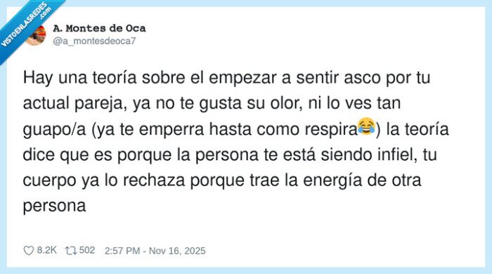 infidelidad,relaciones,intuición,cuerpo,asco