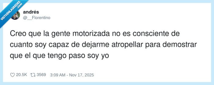 calle,paso,motorizado,atropellar,conciencia