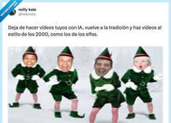 Enlace a BUA qué mítico lo de Elf yourself, por @helloreilly