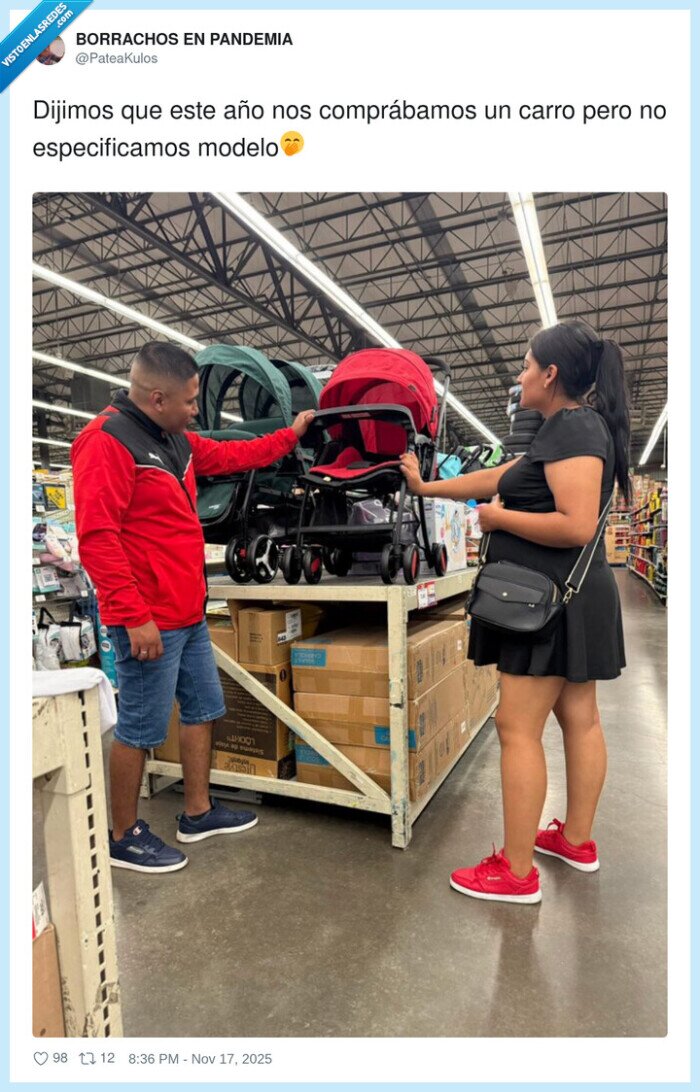 compra,coche,bebé,decisión,tienda,familia,carrito