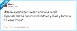 Enlace a ¡Oh qué sos presa!, por @Hanky_solo