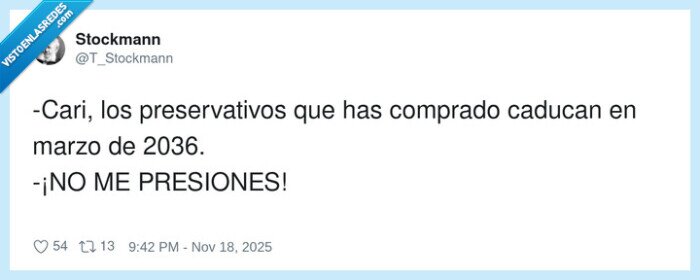 preservativos,caducidad,relación,2036,presiones