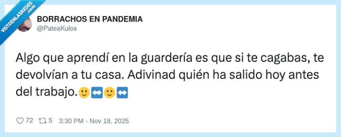 trabajo,guardería,cagarse,casa